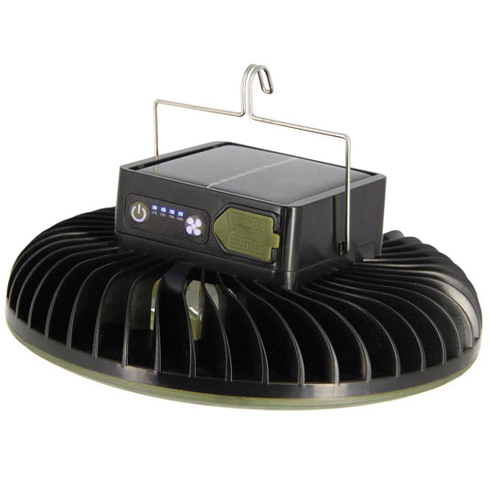 NGT Dynamic Fan - USB Rechargable 3600mAh Fan with Light and Powerbank