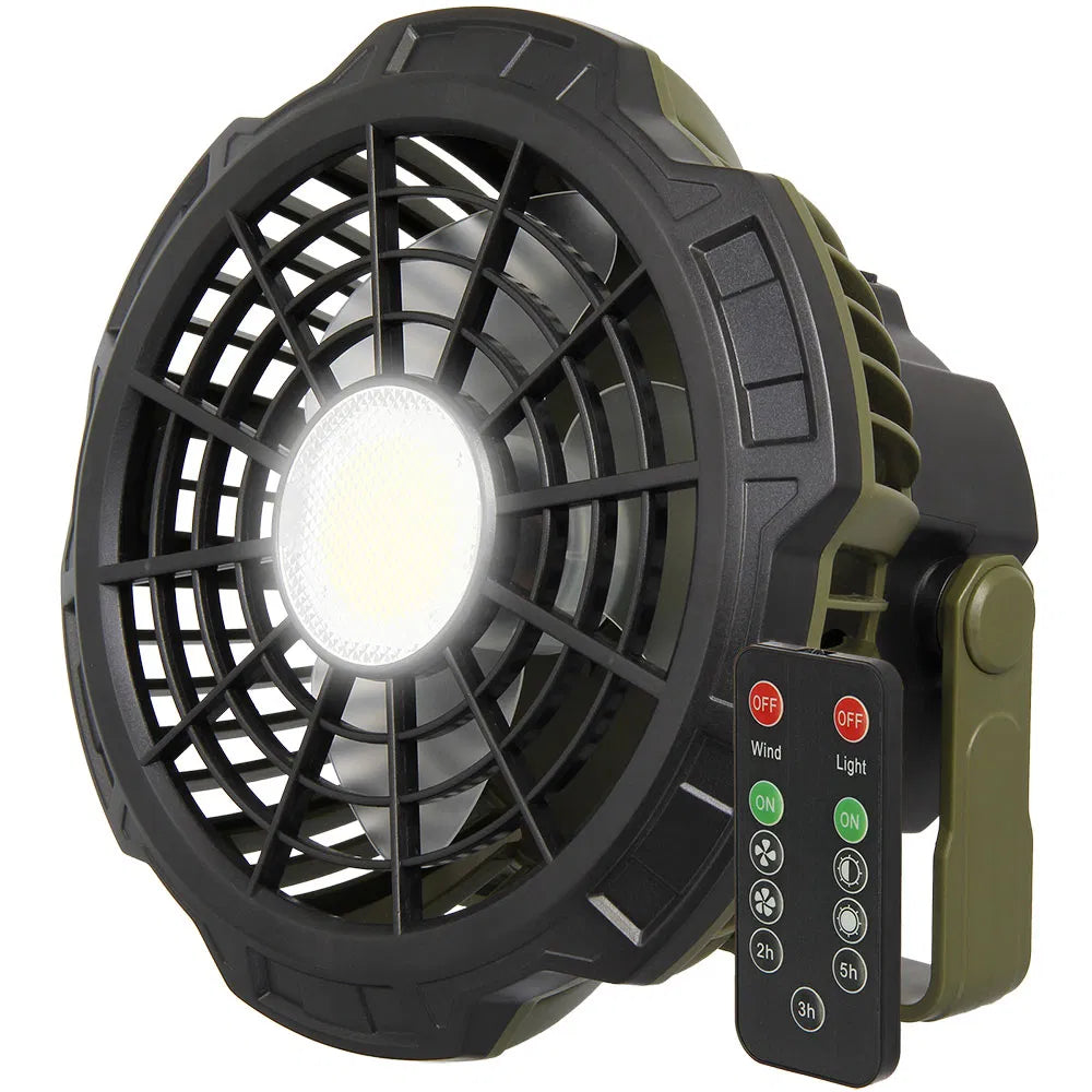 NGT XL Fan - USB Rechargeable Fan with Light and Powerbank-1