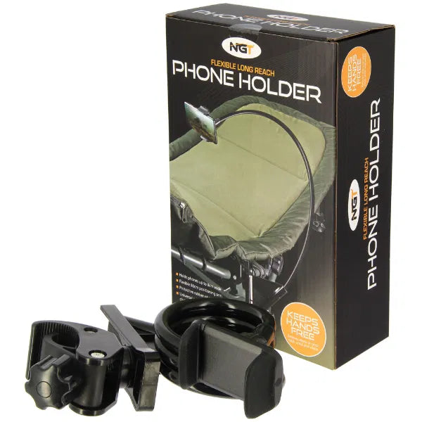 Load image into Gallery viewer, NGT Phone Holder - A Phone holder with Chair Adaptor and Flexi Arm
