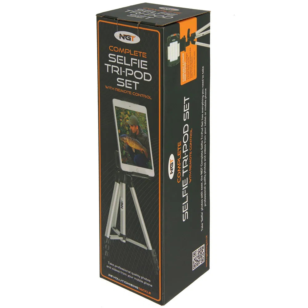 NGT Anglers Selfie Tripod - Includes Remote-2