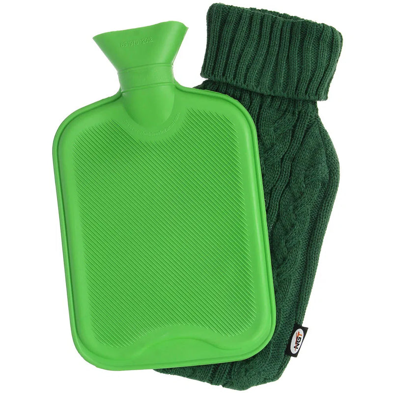 NGT Hot Water Bottle - 2L Capacity with Knitted Cover-1