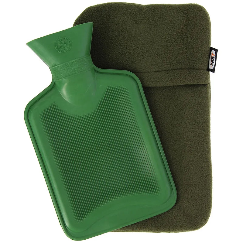 NGT Hot Water Bottle - 1L Capacity with Fleece Lined Casing-1