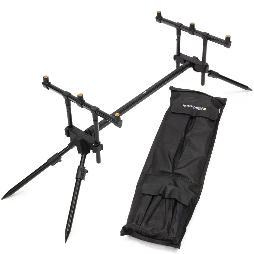 NGT Quickfish Pod MK2-I - 3 Rod Pod Fully Adjustable with Case-1