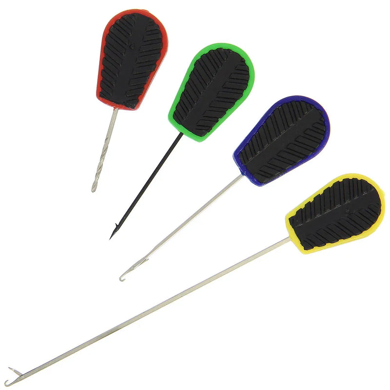 NGT 4pc Soft Grip Tool Set - PVA Long, PVA Short, Baiting Needle and Drill-2