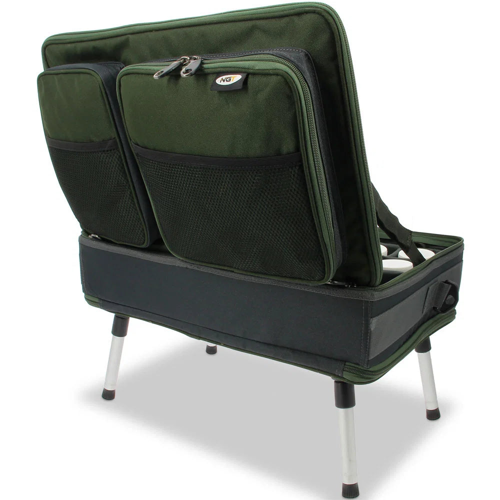NGT Carp Bivvy Table System - Rig Wallet, Glug Pot, Lead Bag, Bivvy Table and Case System (588)-5