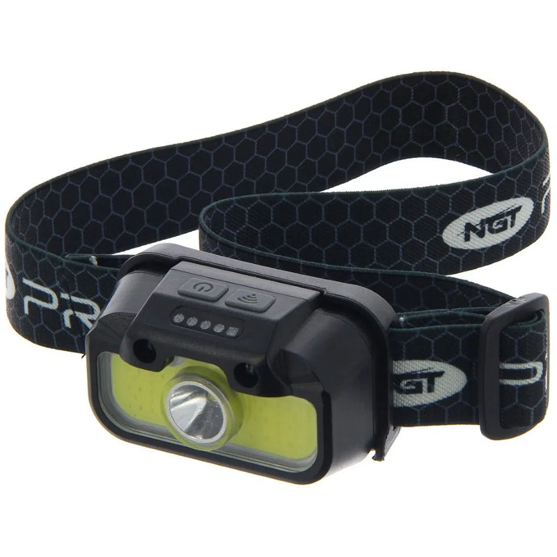 Load image into Gallery viewer, NGT Profiler Headlight - 330 Lumens USB Rechargable Motion Sensor Headlight with Case
