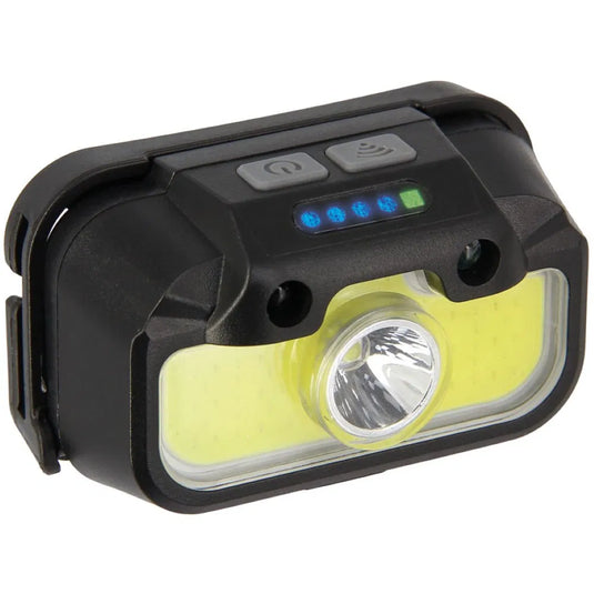 NGT Profiler Headlight - 330 Lumens USB Rechargable Motion Sensor Headlight with Case