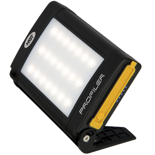 NGT Profiler 21 LED Light with 8000mAh Rechargeable Powerbank Battery and Solar Panel