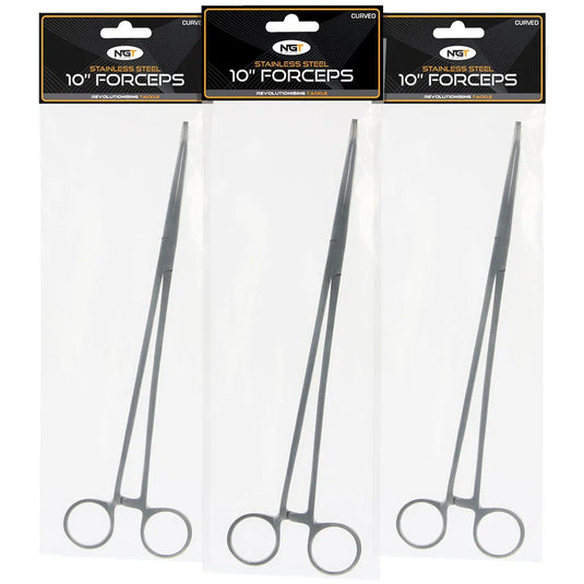NGT Forceps - Stainless Steel Curved