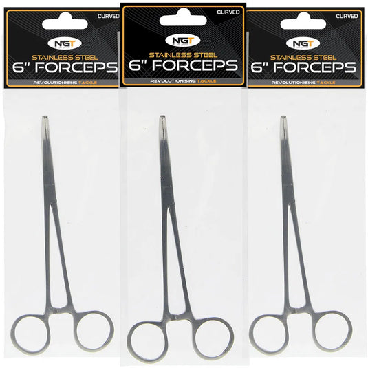 NGT Forceps - Stainless Steel Curved