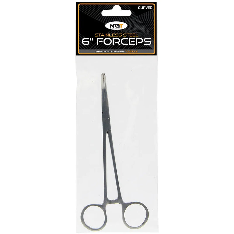 Load image into Gallery viewer, NGT Forceps - Stainless Steel Curved
