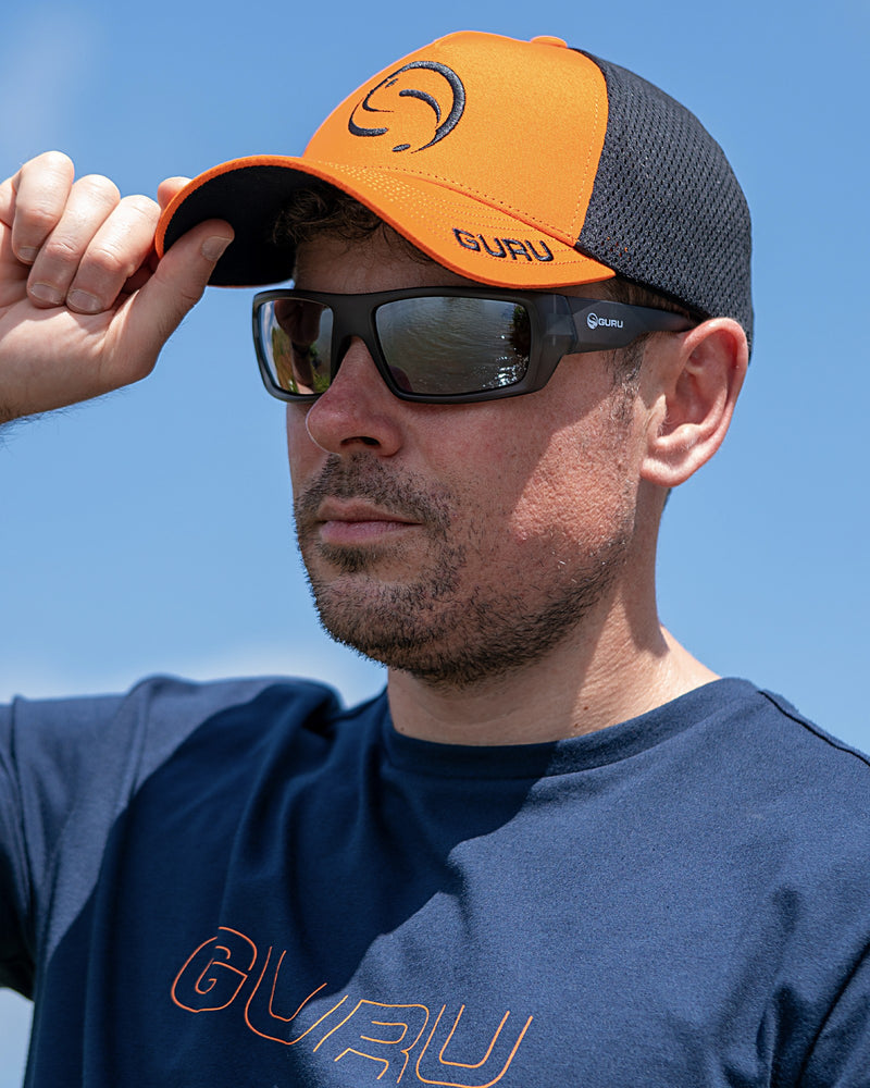 Load image into Gallery viewer, Tackle Guru - Orange Trucker Cap
