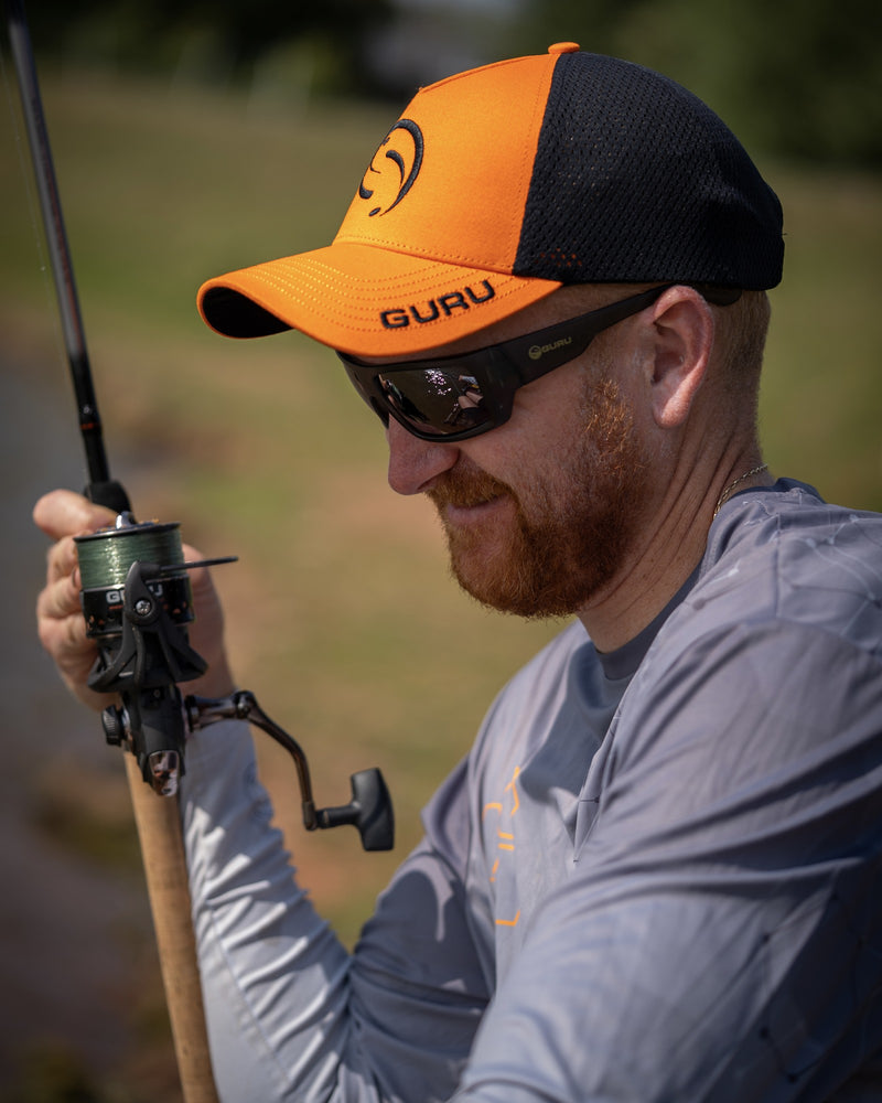 Load image into Gallery viewer, Tackle Guru - Orange Trucker Cap
