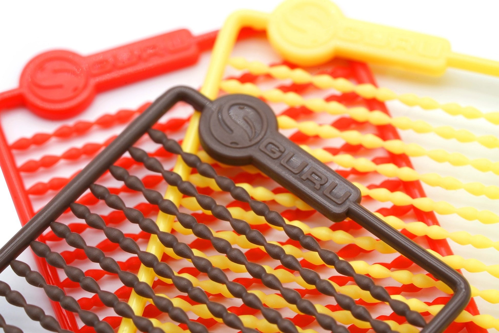 Tackle Guru - Micro Hair Stops - Red Brown Yellow-1