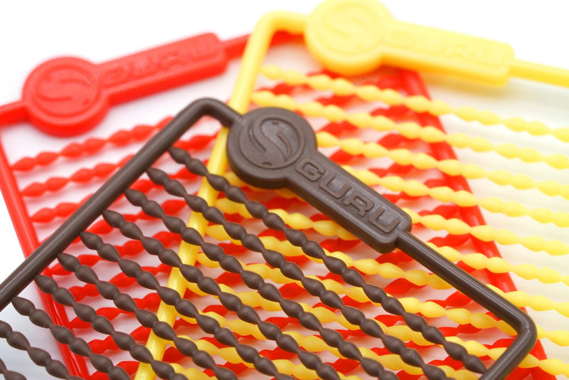 Tackle Guru - Micro Hair Stops - Red Brown Yellow-1