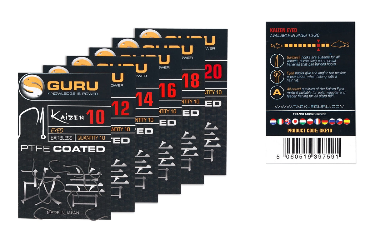 Tackle Guru - Kaizen Eyed Hooks-1