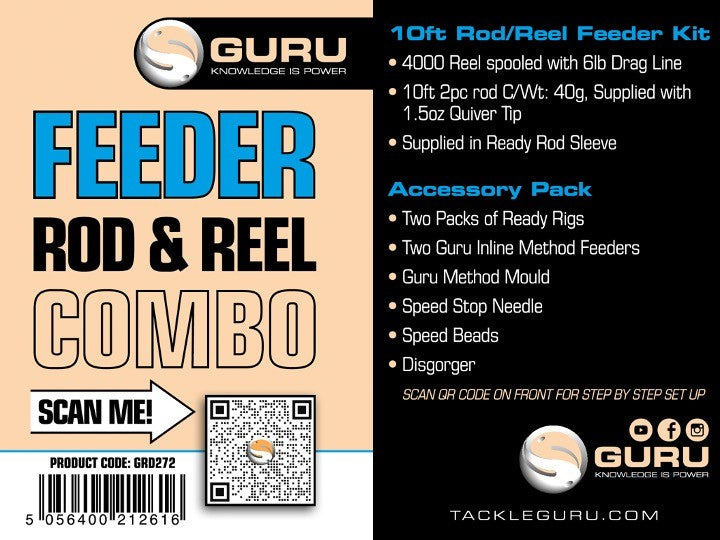 Tackle Guru - Guru 10' Feeder Rod & Reel Combo-2