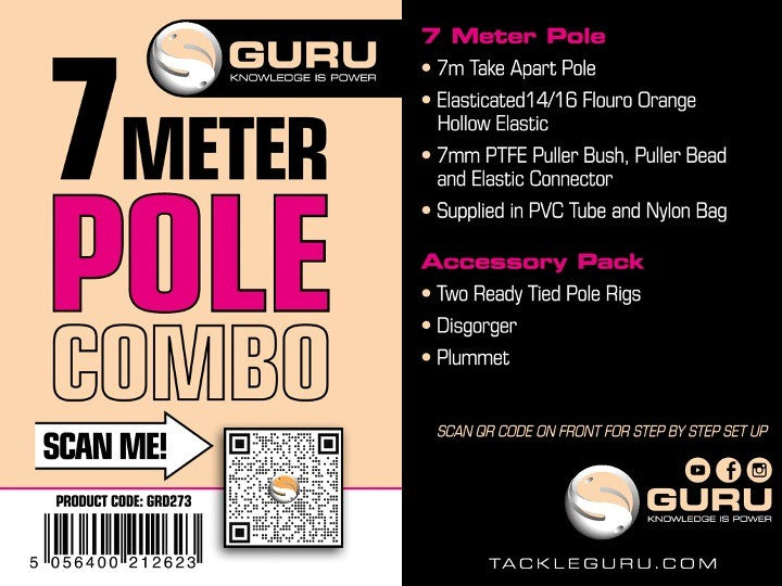 Load image into Gallery viewer, Tackle Guru - Guru 7000XS 7.0m Pole Combo
