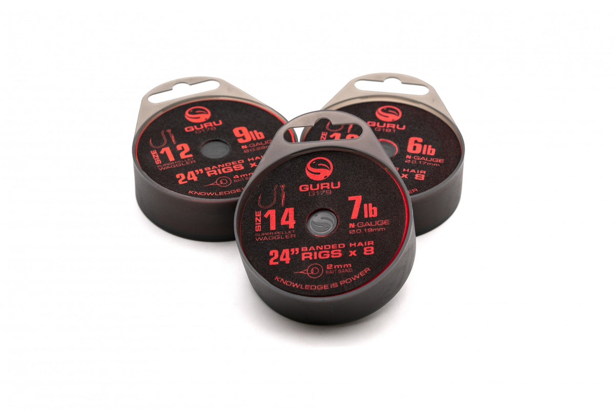 Tackle Guru - Super Pellet Waggler Bait Band Rigs 24"-1