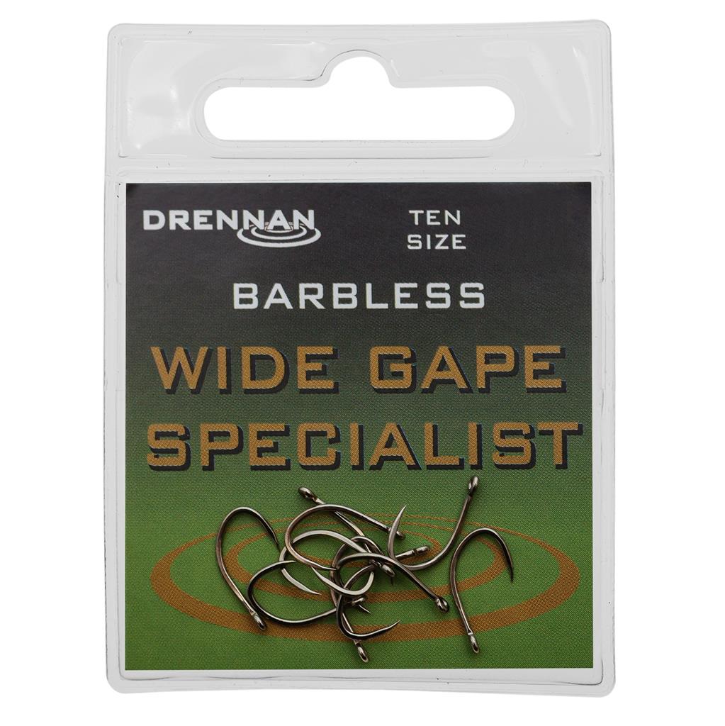 Drennan Wide Gape Specialist Hooks - Barbless-1