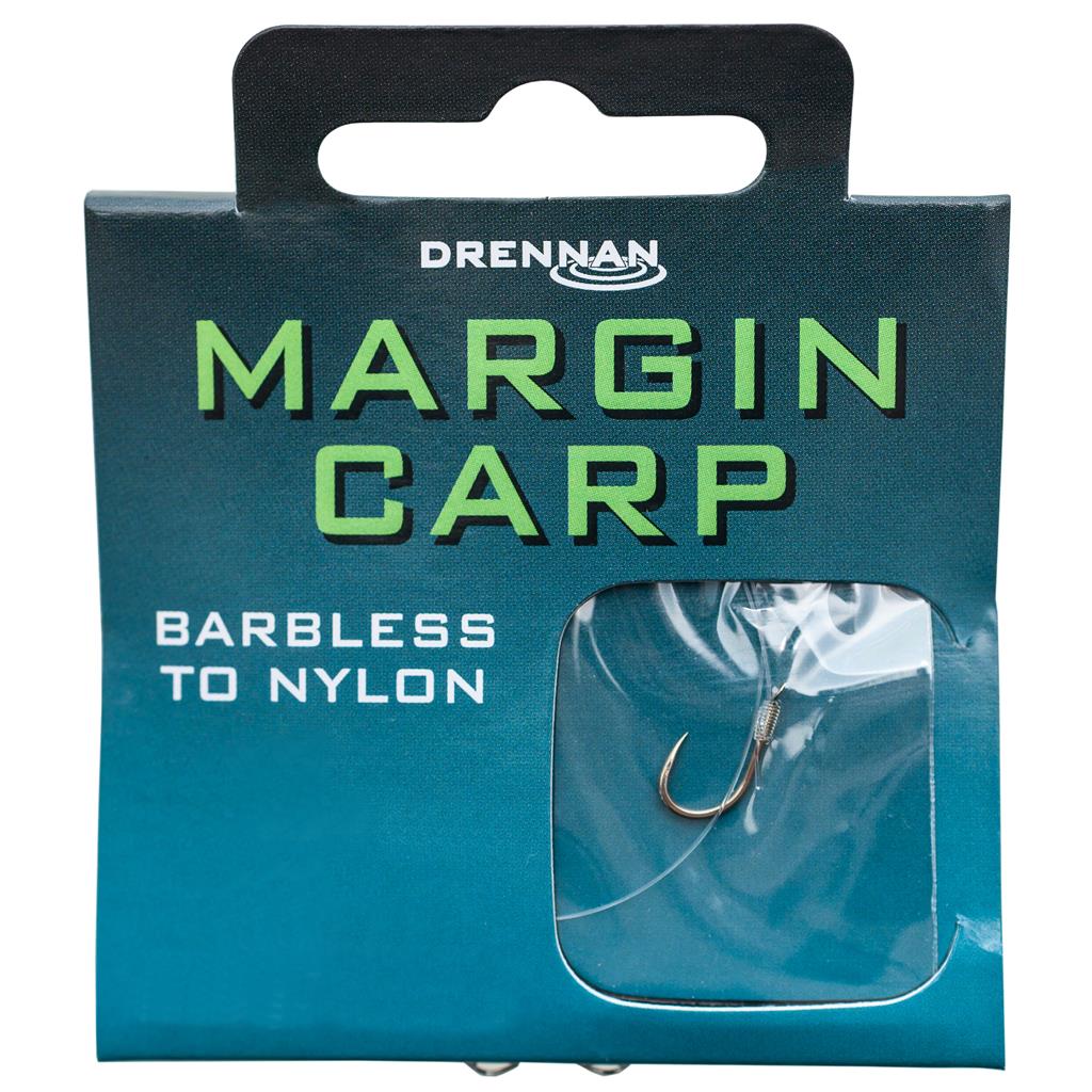 Drennan Margin Carp Barbless - Hooks to Nylon-1