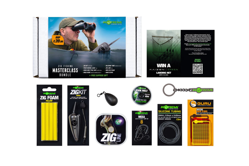 Load image into Gallery viewer, Korda Zig Kit Bundle (option for foam colour, free ziggers sample &amp; FREE postage)
