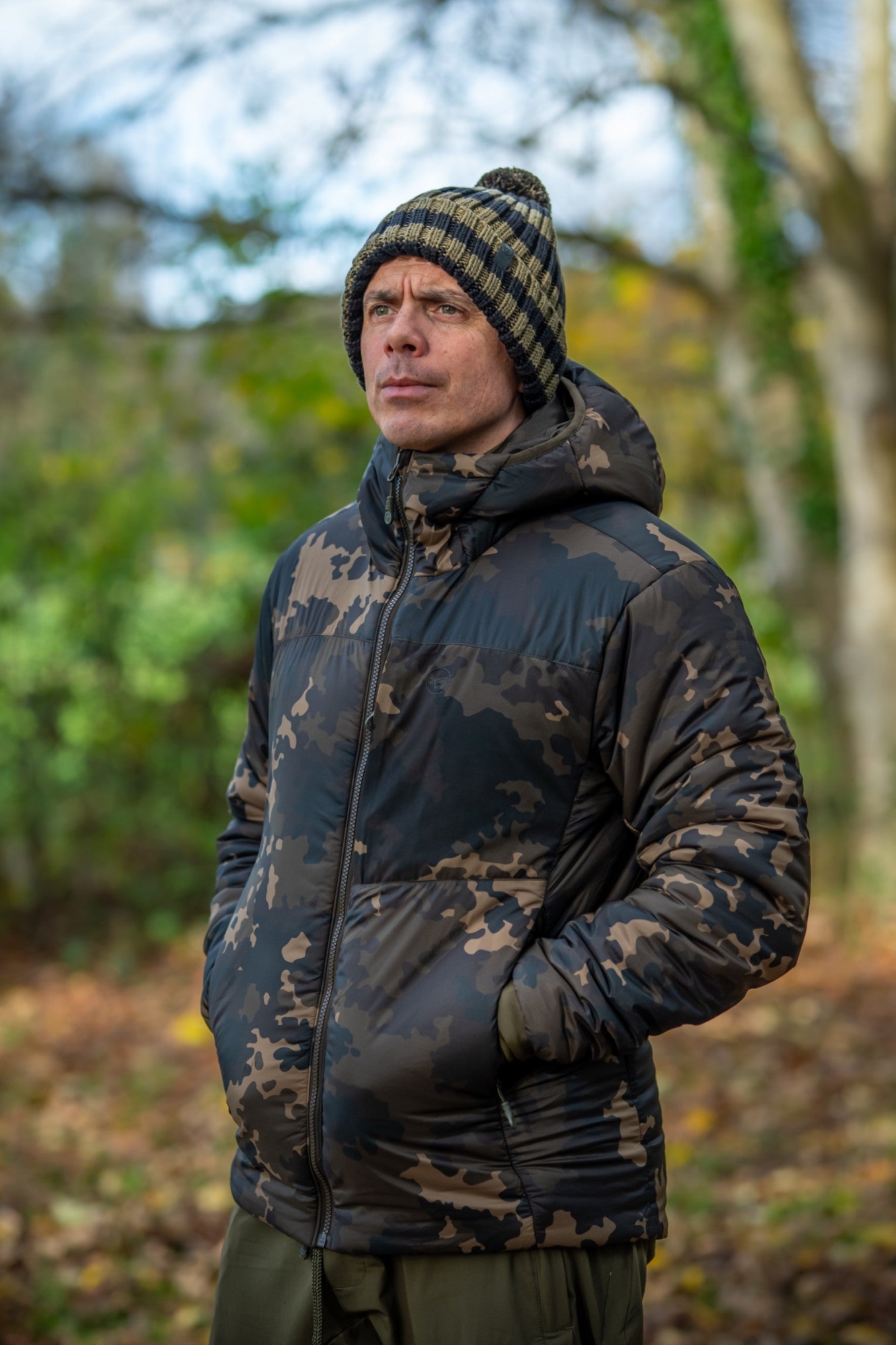 Korda - Insulated Hooded Jacket | Dark Kamo-4