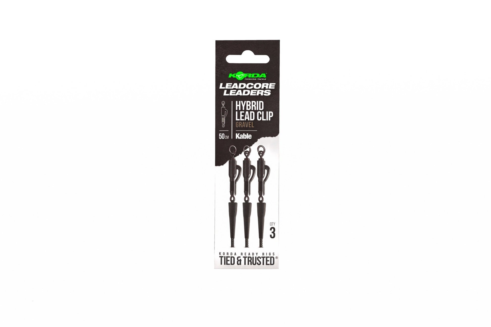 Korda - Kable Leadcore Leader Hybrid Lead Clip-3