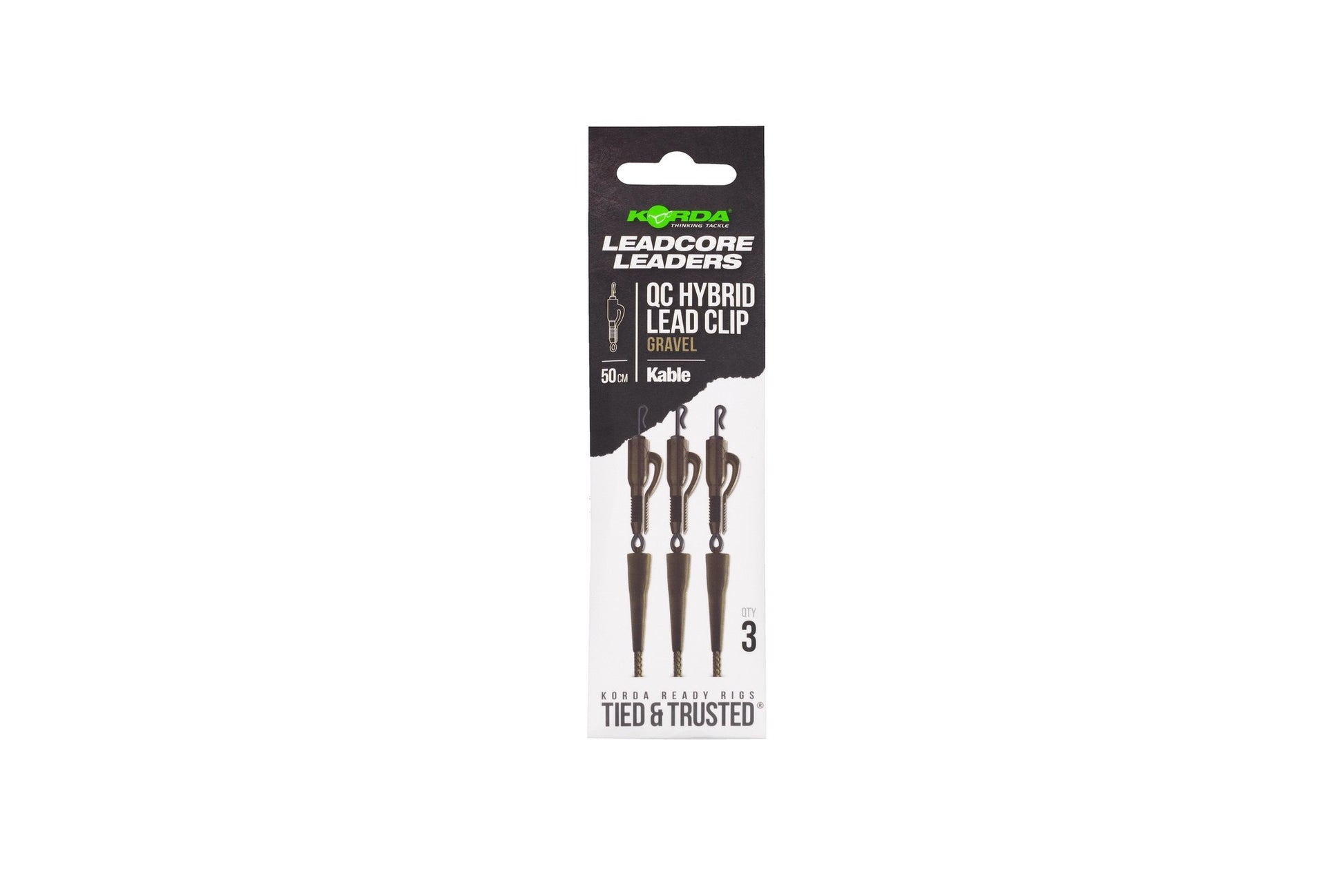 Kable Leadcore Leader Hybrid Lead Clip QC Swivel-1