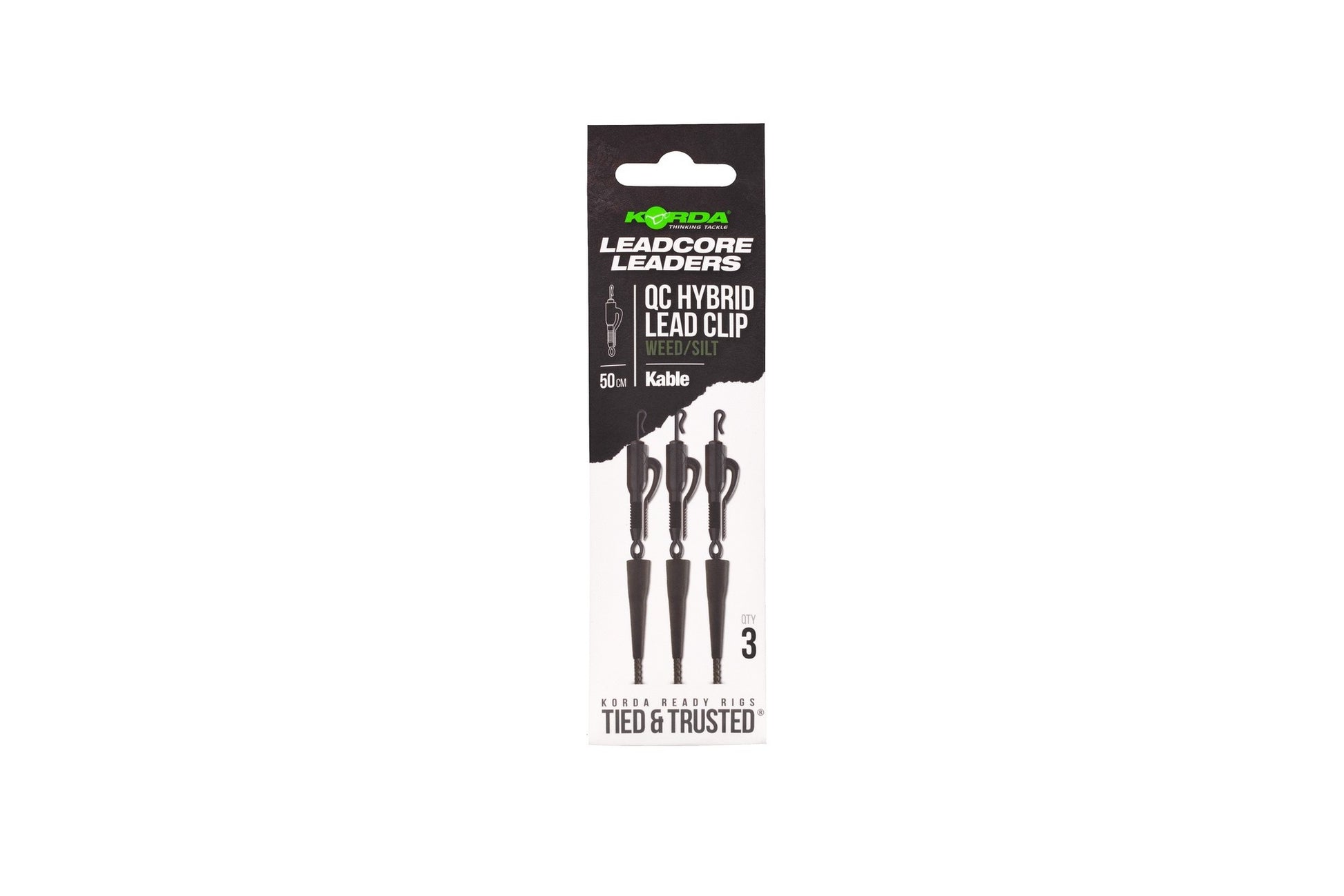 Kable Leadcore Leader Hybrid Lead Clip QC Swivel-3