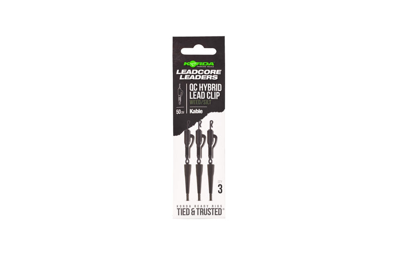 Kable Leadcore Leader Hybrid Lead Clip QC Swivel-3
