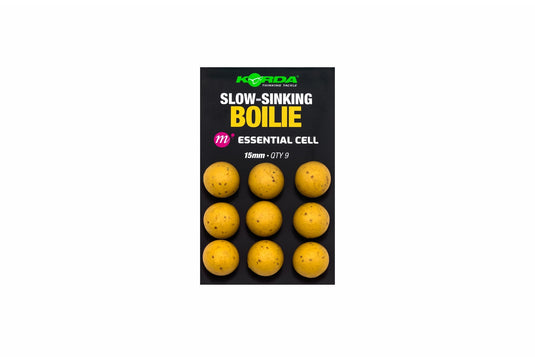 Korda - Slow Sinking Boilie Essential Cell | 15mm