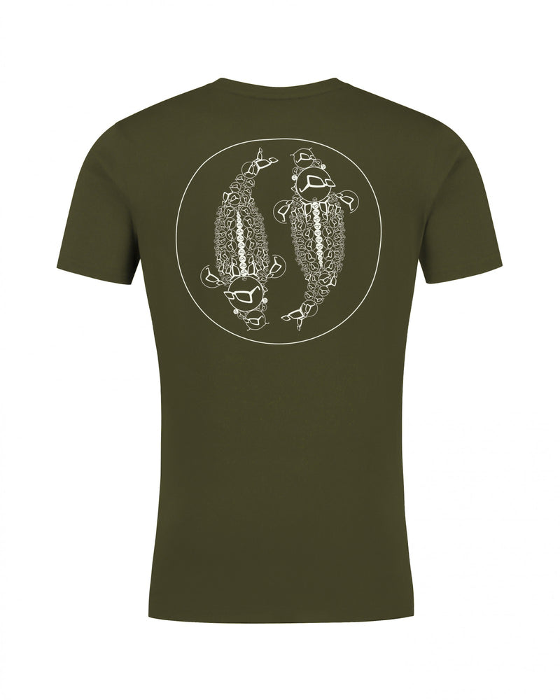 Korda - Womens Mandala Tee | Dark Olive-4