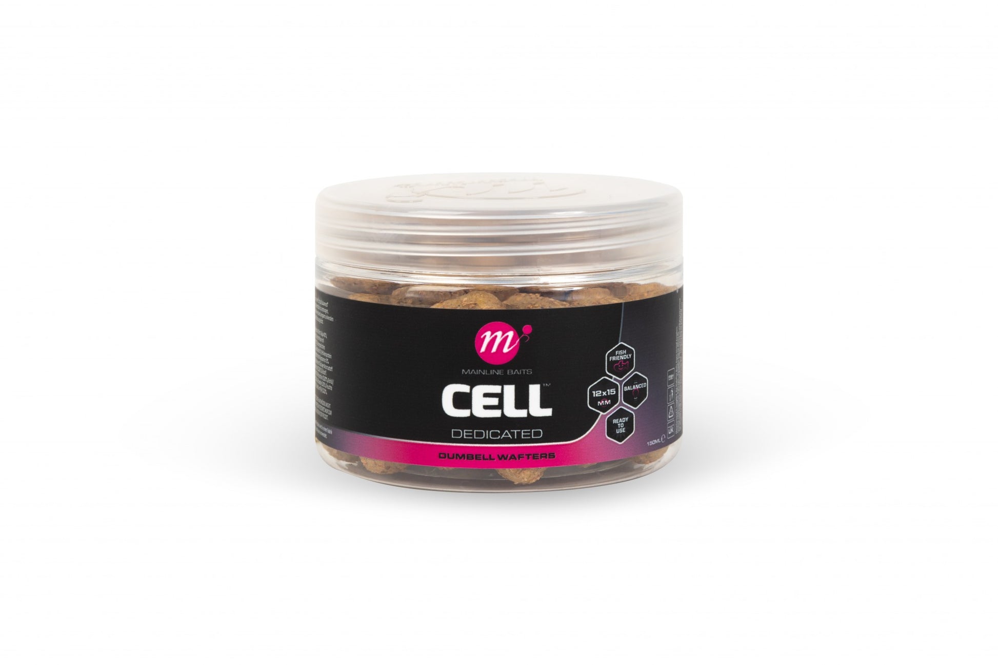 Mainline Baits - Cell Dumbell Wafters - 12 x 15mm-1