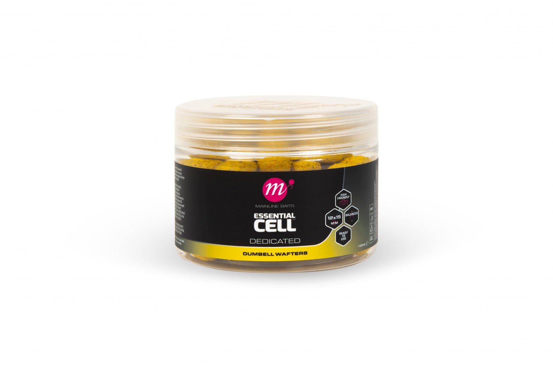 Mainline Baits - Essential Cell Dumbell Wafters - 12 x 15mm