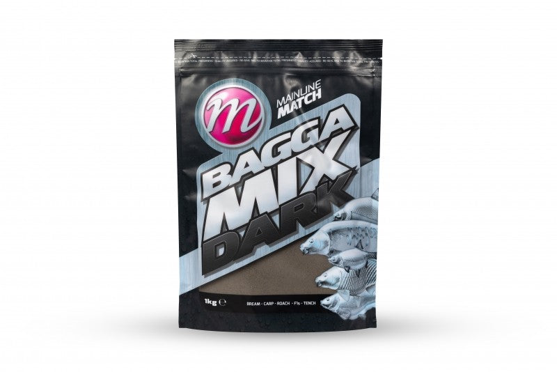 Mainline Match - Bagga Mix Dark Groundbait - 1kg-1