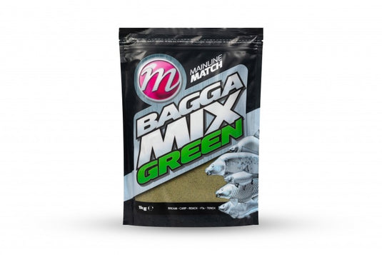 Mainline Match - Bagga Mix Green Groundbait - 1kg