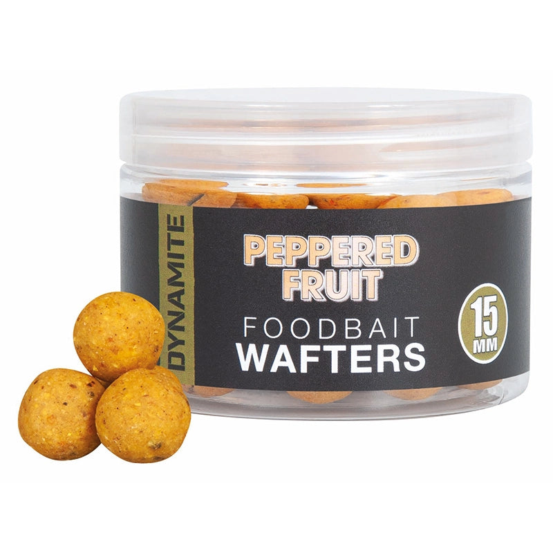 Dynamite Baits Peppered Fruit Foodbait Wafters 15mm-1