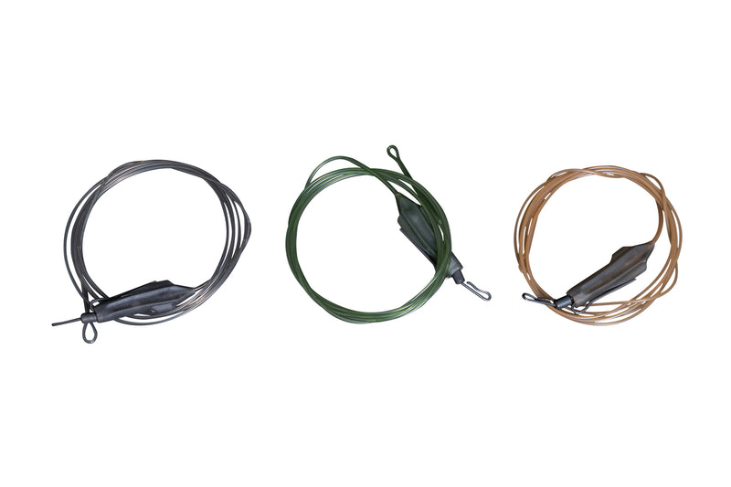 RidgeMonkey Connexion Spectre Fluorocarbon Uni Lead Clip Leader (3-pack no outer packaging)-1