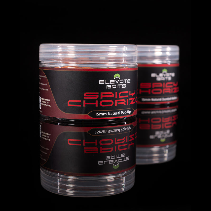 Elevate Baits Spicy Chorizo Natural Popups-3
