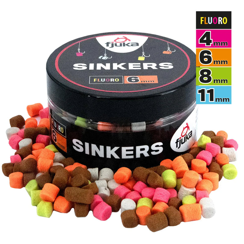 Fjuka Fluoro Sinkers - Pot-1
