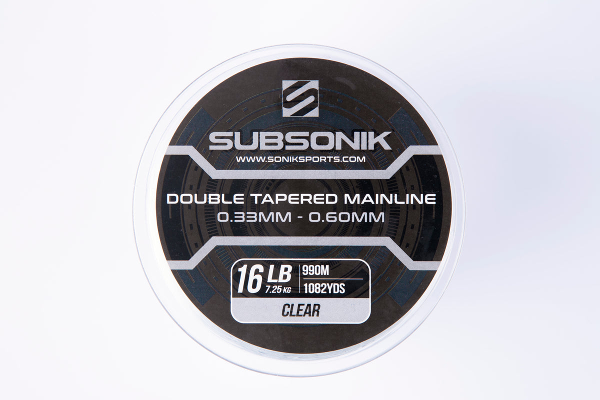 Sonik Subsonik Clear Double Tapered Mainline 16lb-1