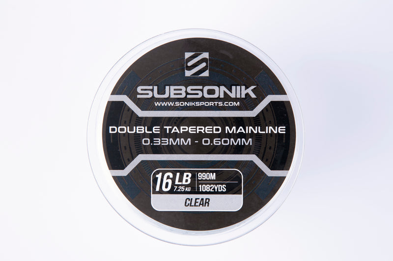 Sonik Subsonik Clear Double Tapered Mainline 16lb-1