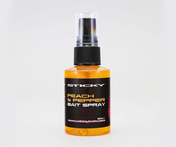 Sticky Baits Peach & Pepper Bait Spray - 50ml-1