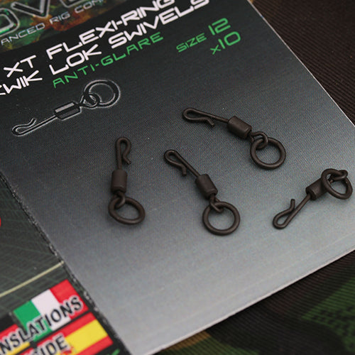 Load image into Gallery viewer, Gardner Covert XT Flexi-Ring Kwik Lok Swivels Size 12
