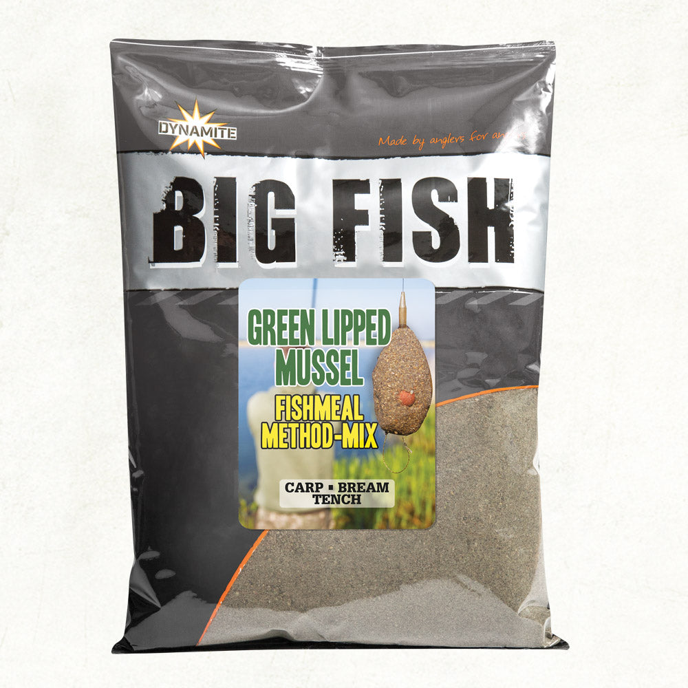 Dynamite Baits Big Fish Green Lipped Mussel Fishmeal Method Mix 1.8kg-1
