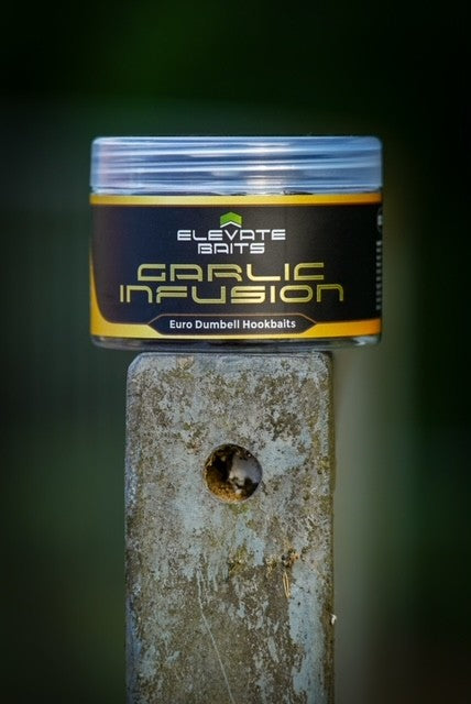 Elevate Baits Garlic Infusion Euro Dumbell  Hookbaits-1