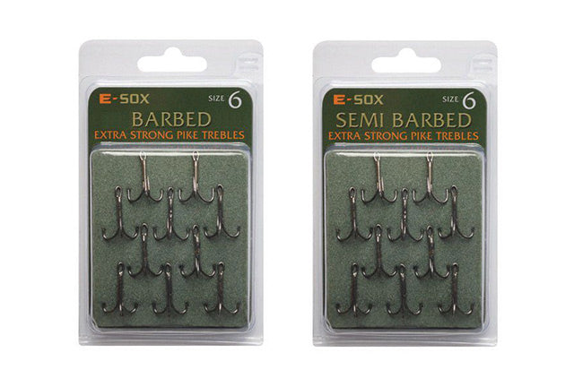 Load image into Gallery viewer, E-Sox Extra Strong Pike Trebles
