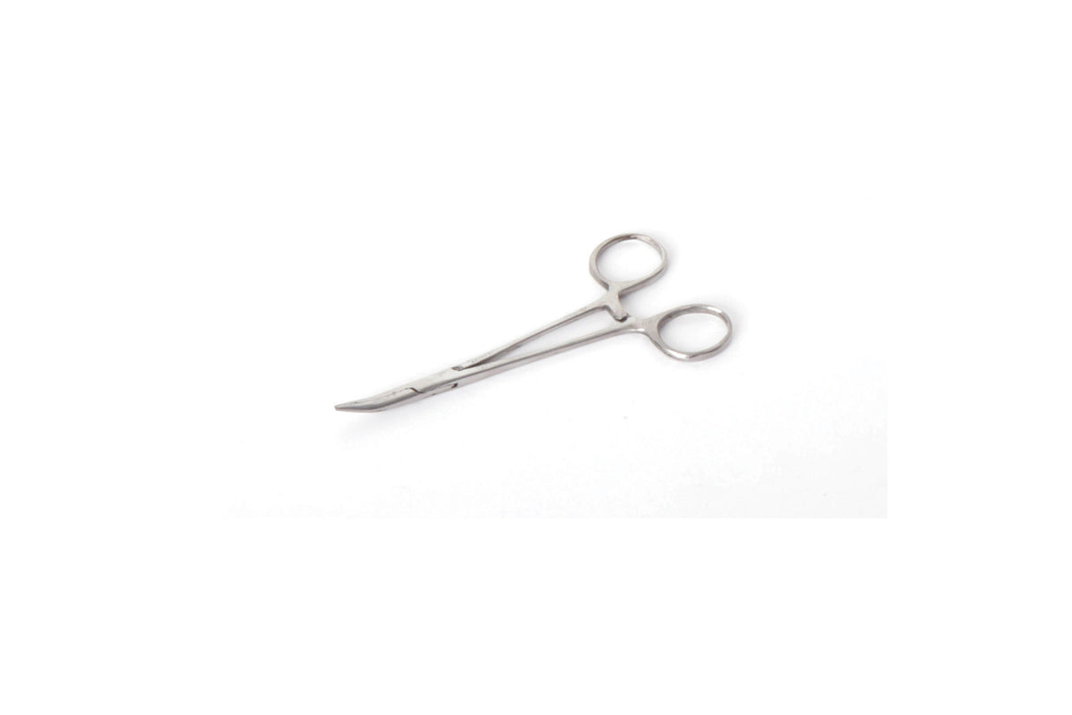 Leeda Forceps Curved 8 inch-1