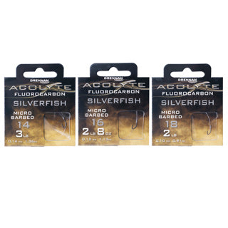 Drennan Acolyte Silverfish Hooks to Fluorocarbon